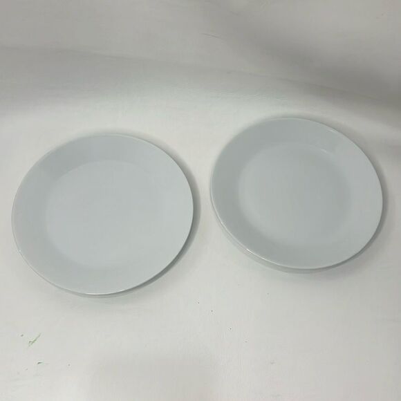 IKEA Of Sweden Appetizer Bread Saucers 6 Inches Round Modern Farmhouse Set Of 2 - Picture 1 of 5